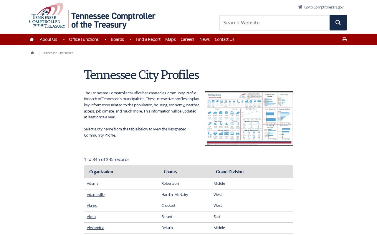 Tennessee official city profile context for Petersburg